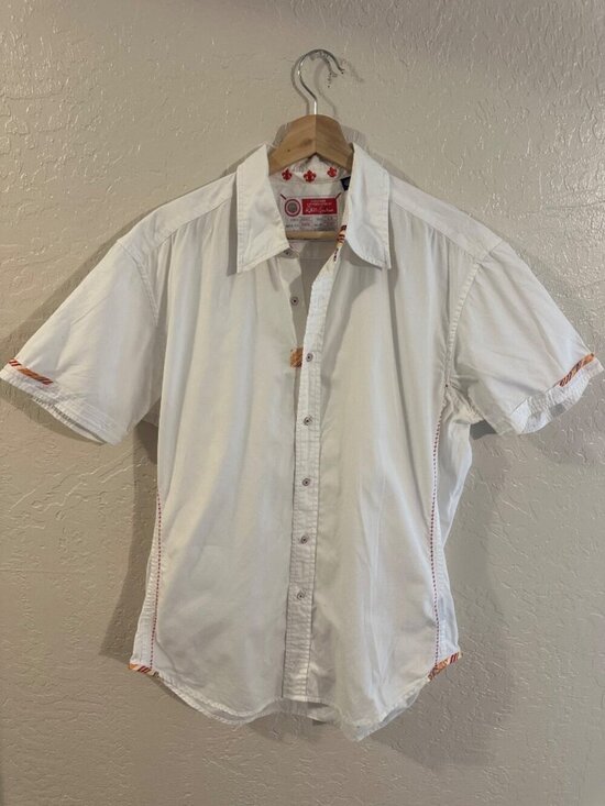 Robert Graham Other - Robert Graham The Freshly Laundered White Cotton Collared Shirt
